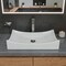 Alfi Brand ALFI brand ABC904 White 26" Fancy Rectangular Above Mount Ceramic Sink ABC904 - alternate 5